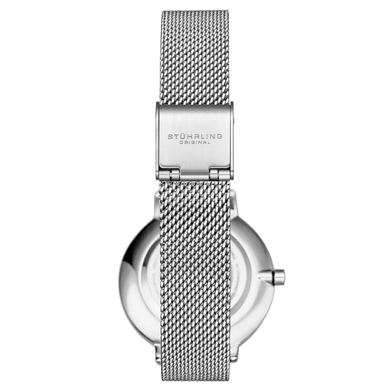 Marineblauw en zilver "Almasi" Kwarts 34 mm - Image 3
