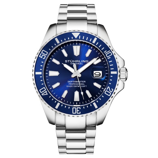 Marineblauwe "Depthmaster" Kwarts 42mm - Image 1