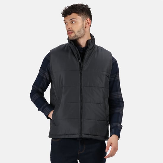 Regatta Standout Mens Access Insulated Bodywarmer (Seal Grey/Black)