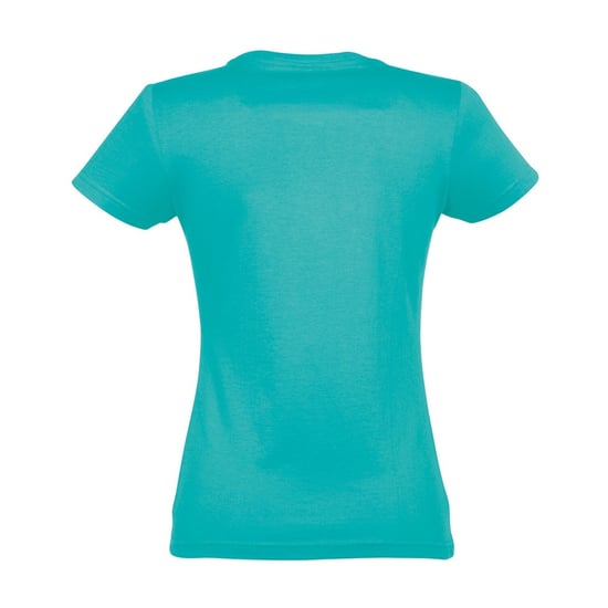 SOLS Dames/dames Imperial Heavy Short Sleeve T-Shirt (Caribisch Blauw) - Image 2