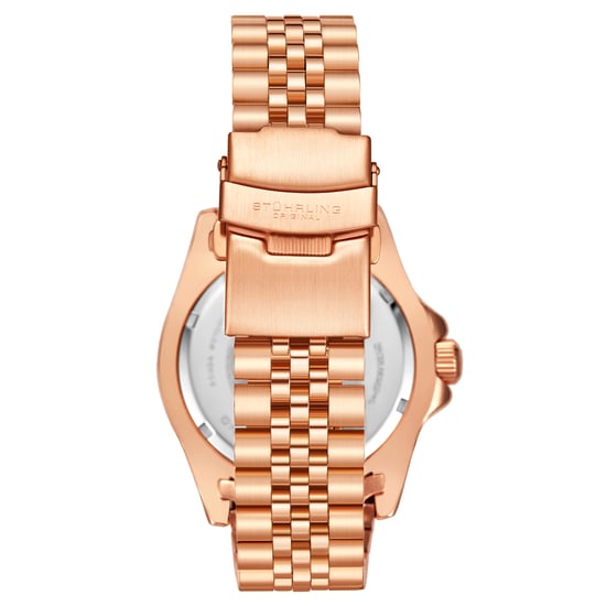 Roségoud “Meridian GMT” Kwarts 42mm - Image 3