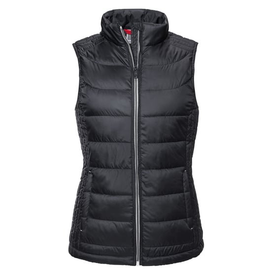 Russell Dames/Dames Nano Gewatteerde Bodywarmer (Zwart) - Image 1