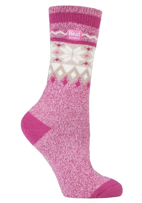 Heat Holders Thermische sokken met dun patroon voor dames - Hitteon - Image 1