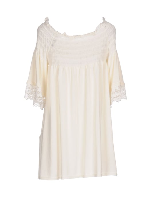Twinset Ivory Cotton Lace Knit