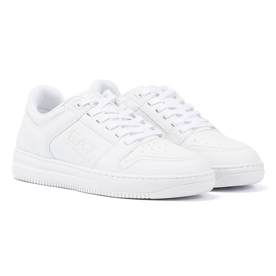 EA7 Slasher Wit Trainers - Image 1