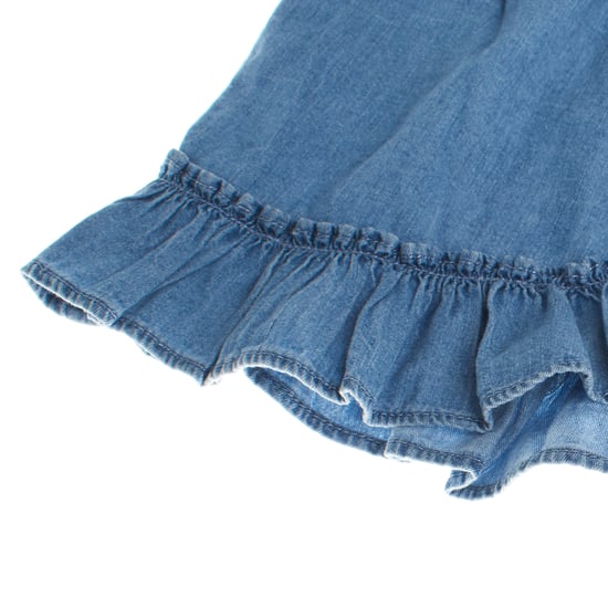 Sleeveless denim blouse 664737 girls