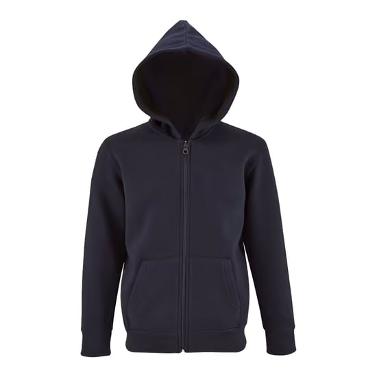 SOLS Hoodie met volledige rits voor kinderen/Kinderen Stone (Franse marine) - Image 1