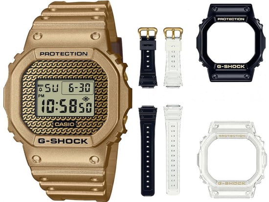 Casio G-shock Heren Gouden Horloge DWE-5600HG-1ER - Image 1