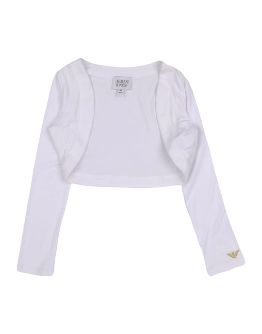 KNITWEAR Armani Junior White Girl Viscose