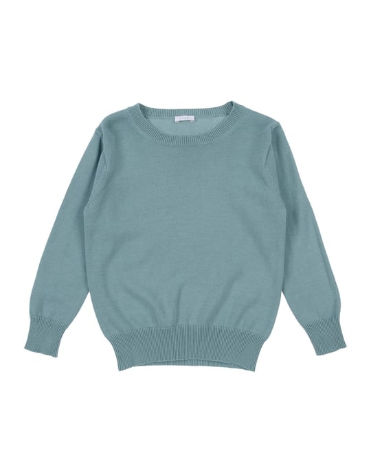 KNITWEAR Il Gufo Green Boy Cotton