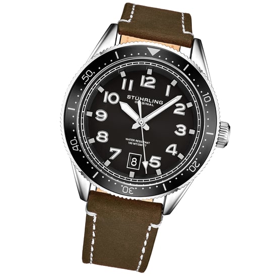 Zwart en bruin Kwarts 42mm - Image 2