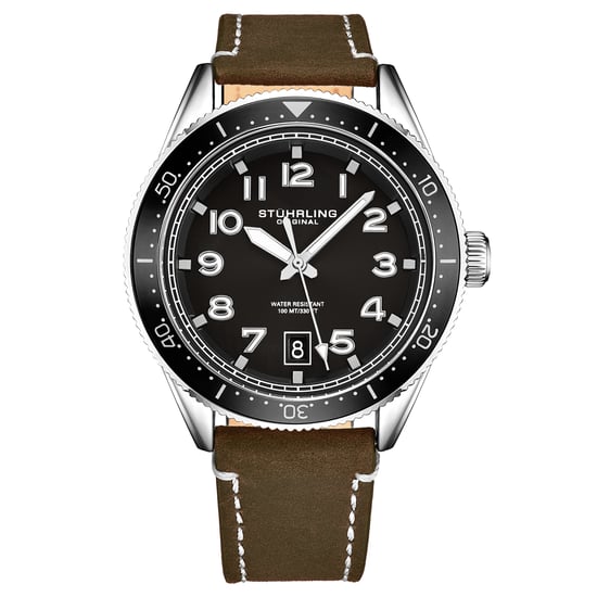 Zwart en bruin Kwarts 42mm - Image 1