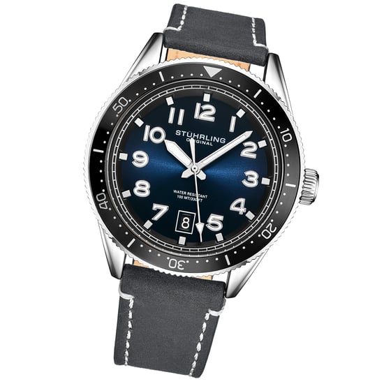 Kwarts Zwart en blauw 42 mm - Image 2