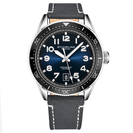 Kwarts Zwart en blauw 42 mm - Image 1