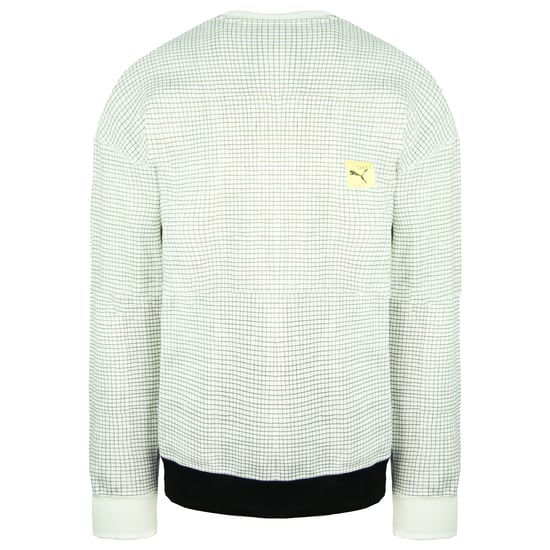 Puma x Michael Lau Long Sleeve Crew Neck White Mens AOP Sweatshirt 530359 52