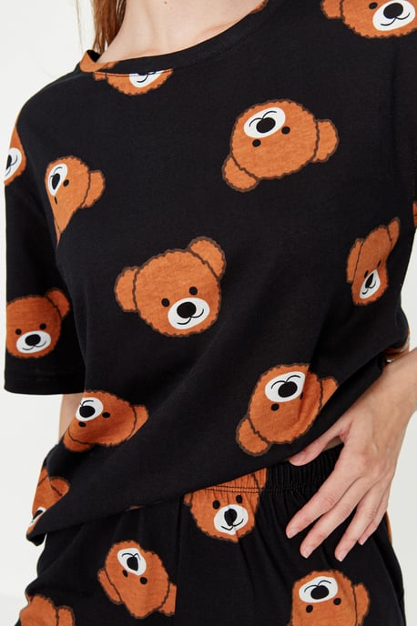 Trendyol Vrouwelijk Ronde hals Pyjama Set 2 pak - Image 3