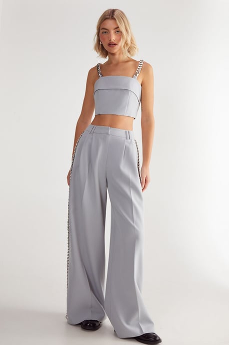 Premium Tailored Chain Strap Top - Image 2