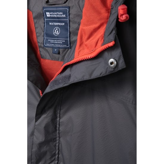 Mountain Warehouse Torrent Waterdichte Jas voor heren (Donkergrijs) - Image 5