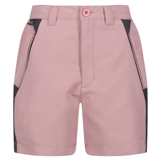 Regatta Childrens/Kids Sorcer Mountain III Shorts (Dusky Rose/Seal Grey)
