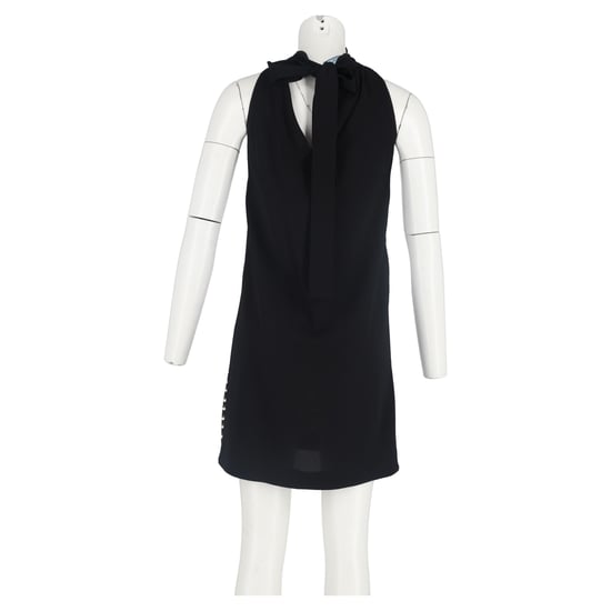 Prada Geprinte Mini Rugband Jurk in Multicolore Viscose - Image 6