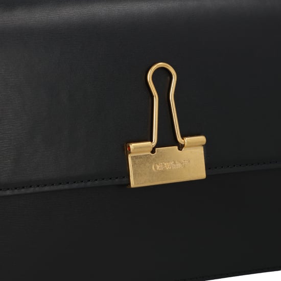 Off White Plain Binder M Shoulder Bag