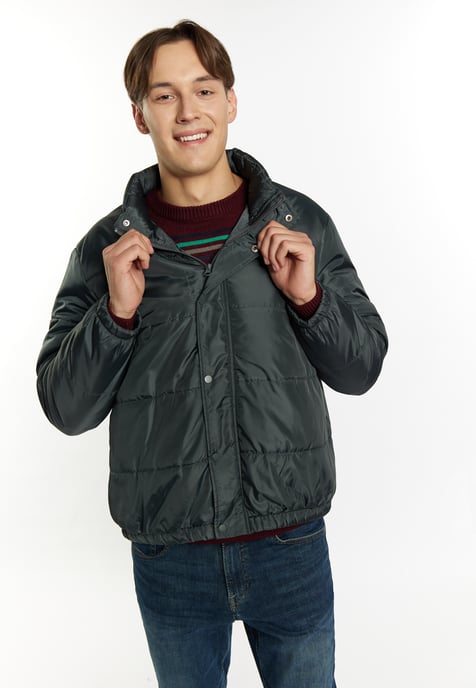 Mo licht gewatteerd jack Heren Houtskool - Image 3