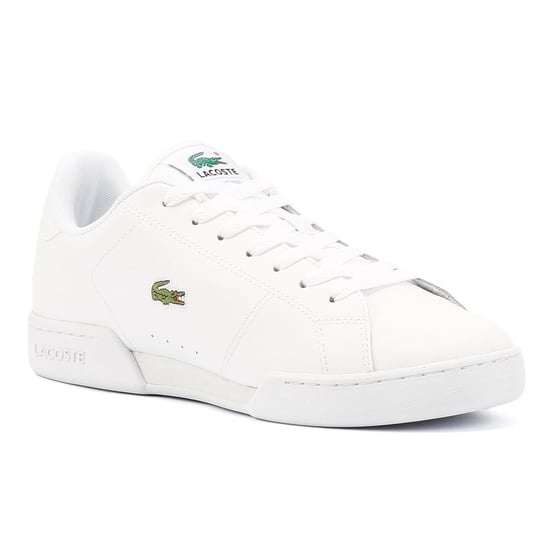 Lacoste Carnaby Cup Leren Trein Heren Wit - Image 2
