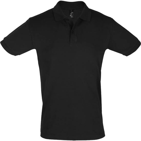 SOLS Heren Perfect Poloshirt (Zwart) - Image 1