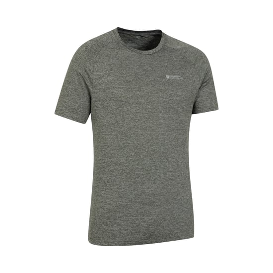 Mountain Warehouse Heren Agra Gestreept IsoCool T-Shirt (Donkere Khaki) - Image 2