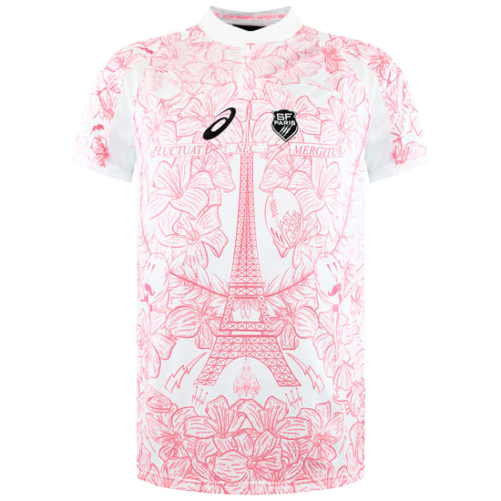 Asics Stade Francais Parijs 2018/19 Heren Rugby Shirt - Image 1