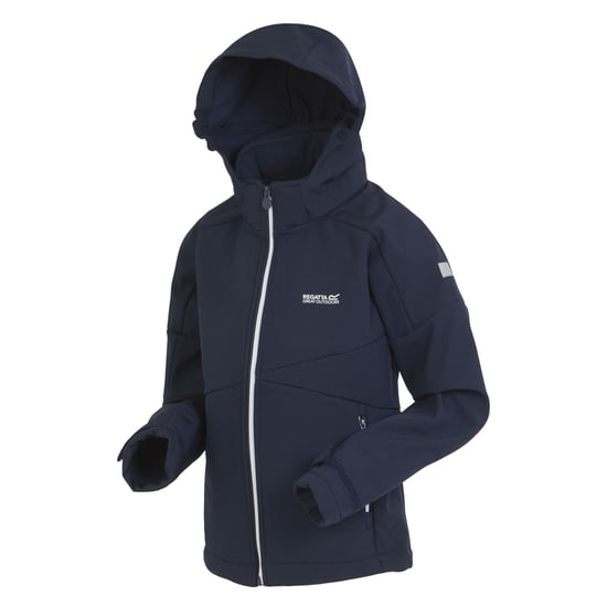 Regatta Soft Shell Jas Kinderen/Kinderen VII (Marine) - Image 3