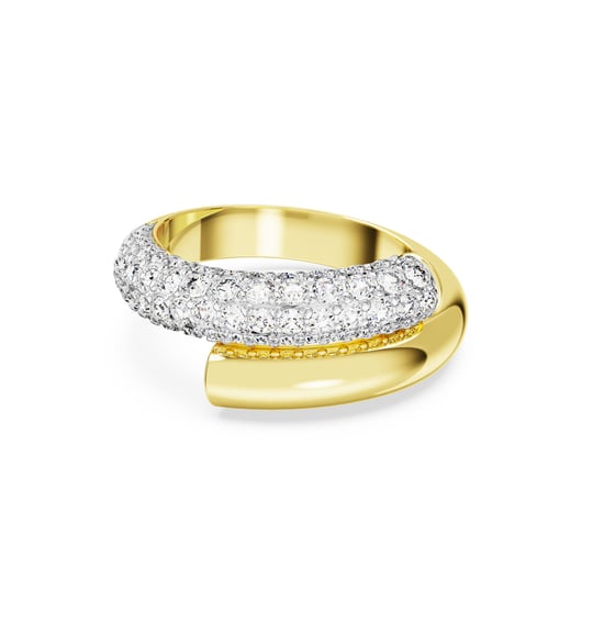 Swarovski 'Dextera' Dames Gouden Geplateerde Metaalring - Goud 5668813 - Image 1