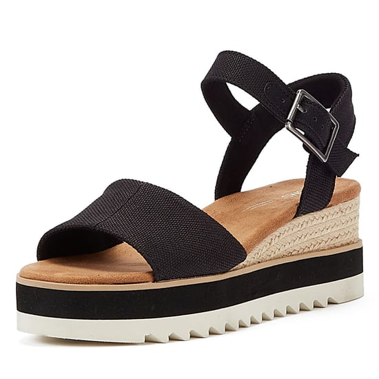 TOMS Diana Canvas Wig Vrouwen Zwarte Sandalen - Image 3