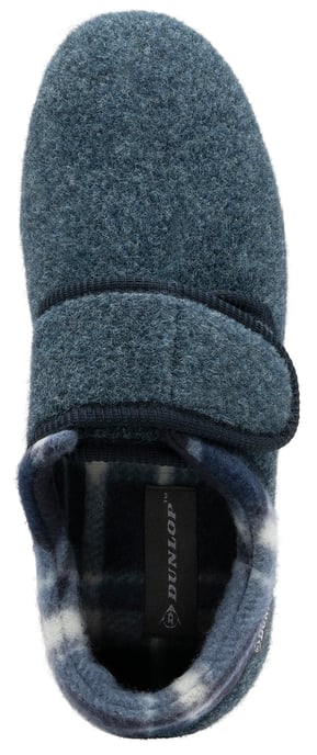 Velcro Slippers voor Mannen | Dunlop | Geheugenfoam | Orthopedisch | Makkelijk Sluiten | Huis Slaapkamer Binnen - Marineblauw - Image 2