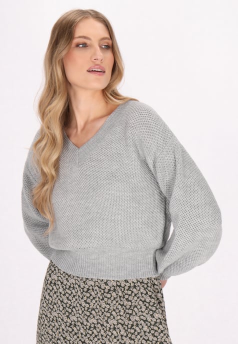 Dreimaster Jumper Dames grijs melange - Image 3