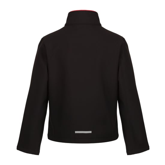 Regatta Childrens/Kids Ablaze 2 Layer Soft Shell Jacket (Black/Classic Red)