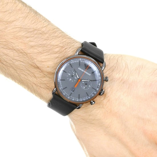 Emporio Armani AR11168 Grijs Chronograaf Herenhorloge - Image 5