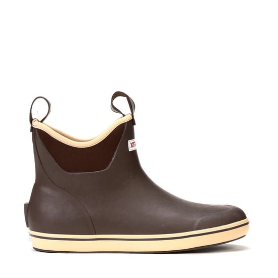 Xtratuf Enkellaars Rubber Chocolate/Tan Wellington Laarzen - Image 6