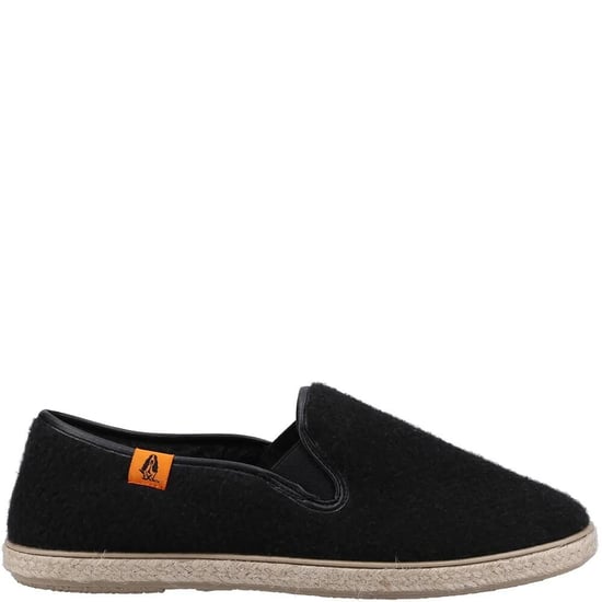 Hush Puppies Womens/Ladies Recycled Slippers (Black)