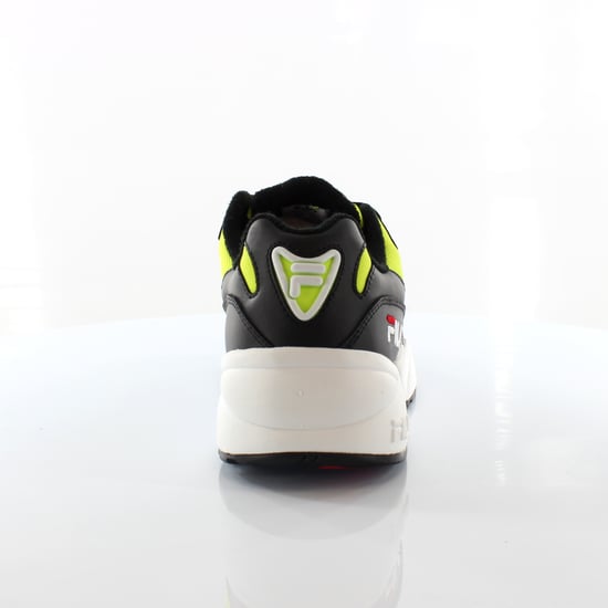 Fila V94M Low Mens Black/Lime Trainers