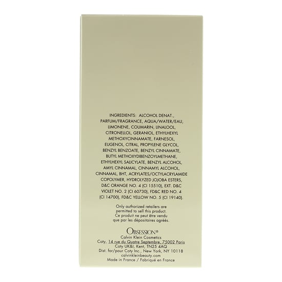 Calvin Klein Obsession Eau De Parfum 100ml Spray Voor Haar - Image 4