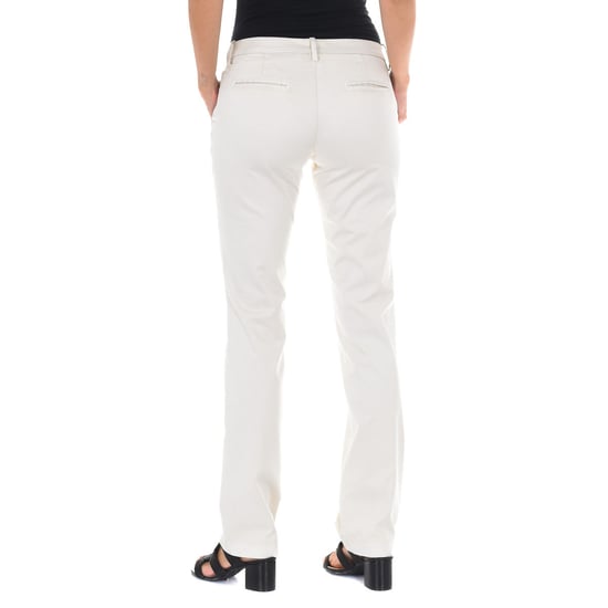 Long Chinese style pants with straight hems 70DBF0028-R123 woman
