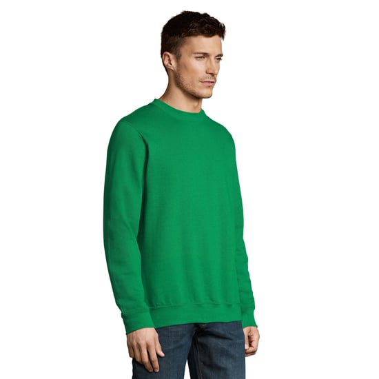 SOLS Uniseks Adult New Supreme Sweatshirt (Kelly Groen) - Image 3