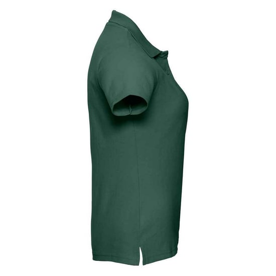 Russell Dames/Dames Klassiek Effen Poloshirt van Polycotton (Fles groen) - Image 3