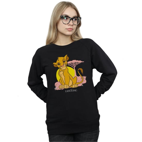 Disney Dames/Dames The Lion King Simba Pastel Sweatshirt (Zwart) - Image 2