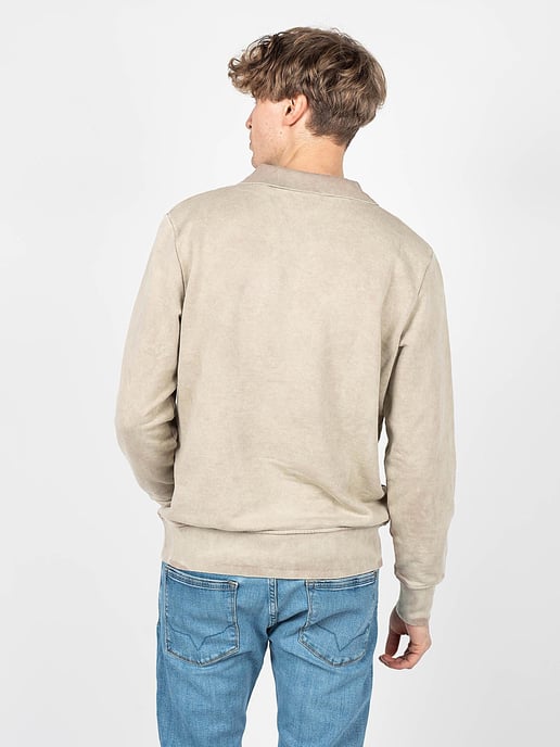 Guess blouse Polo Collar Mannen beige - Image 4