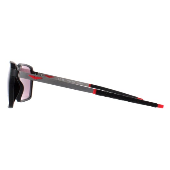 Police Square Mens Matte Black Pink Multilayer White Mirrored SPLL16 Solstice 5