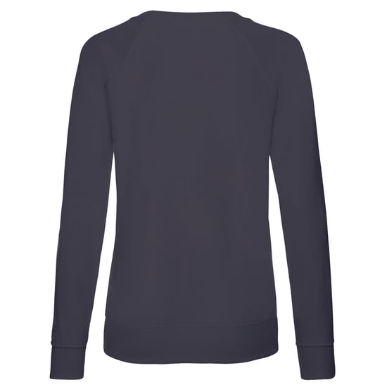 Fruit of the Loom Dames/Dames Lichtgewicht Lady Fit Raglan Sweatshirt (Deep Navy) - Image 2