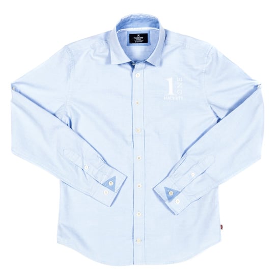 Boy's long-sleeved shirt with lapel collar HK301005