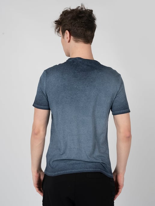 Guess T-Shirt Patch Mannen blauw - Image 4